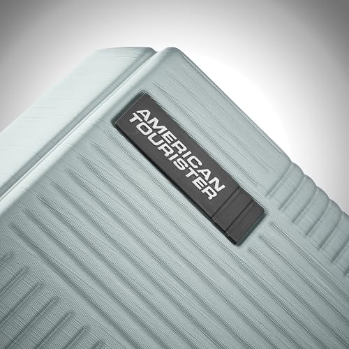 American Tourister Stratum XLT Expandable Hardside Luggage with Spinner Wheels, Jet Black, Carry-On 21-Inch