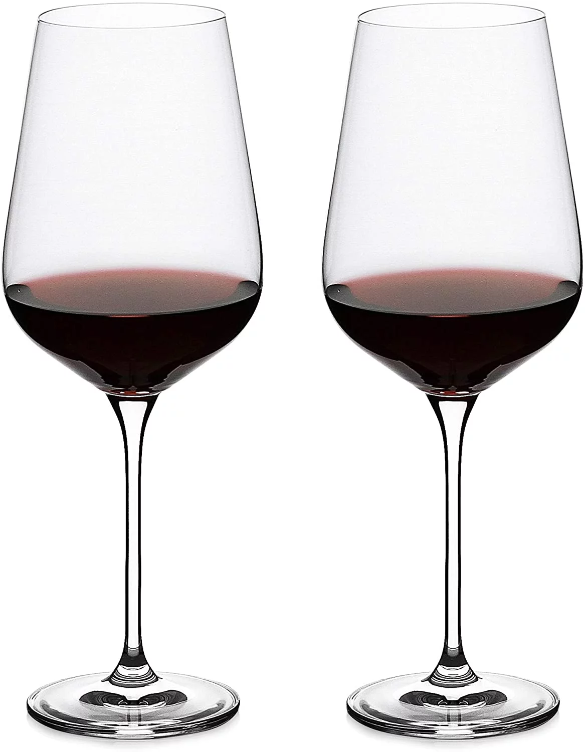 LUXU Premium Crystal Wine Glasses(Set of 2)-Hand-Blown-Clear,27 oz Long Stemmed Goblets for Red and White Wine,Perfect Wine Gifts for Party,Valentines Day,Anniversary or Any Occasion