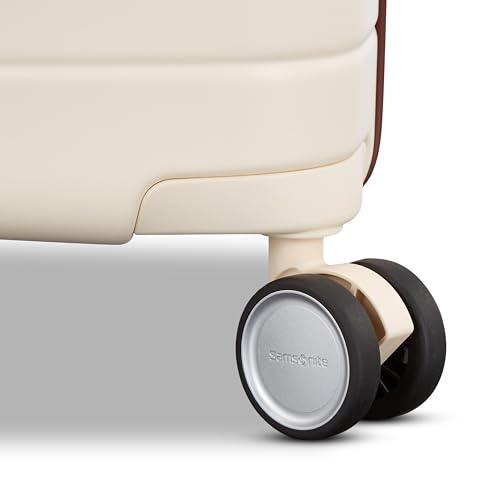 Virtuosa Hardside 21 Inch Carry On Luggage - Airline Approved with 360° Spinner Wheels, RightHeight™ Adjustable Handle - Zippered WetPak™ - TSA Lock - Expandable Light Polycarbonate Shell - Navy