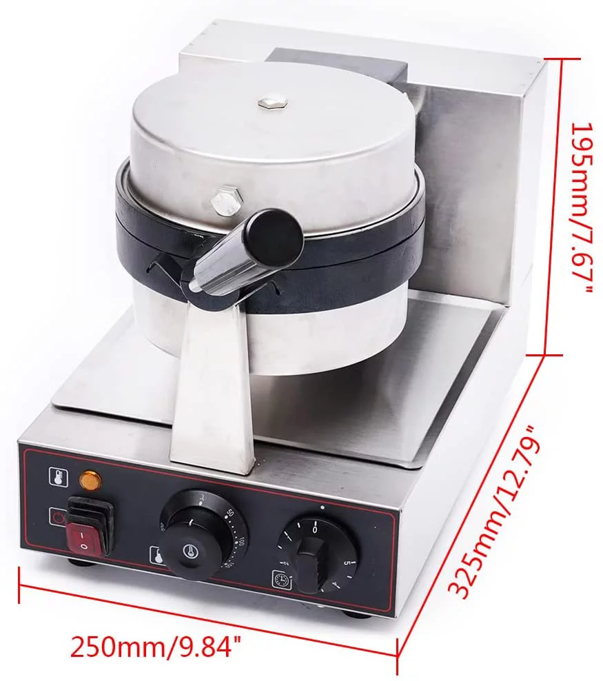 FETCOI Commercial Panini Press Sandwich Maker Nonstick Waffle Burger Iron Electric Breakfast Panini Press Grill Stainless Steel Panini Hamburger Baking Machine