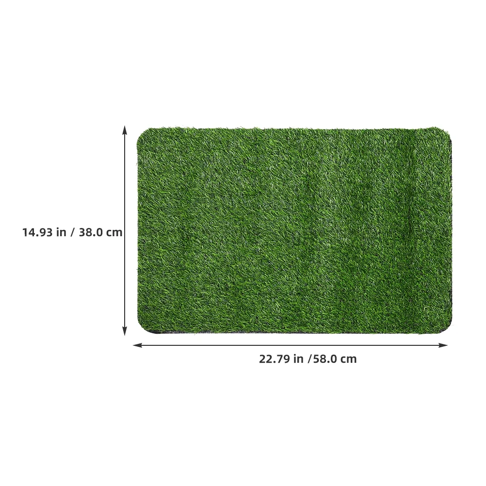 unbranded  2 Pcs Artificial Turf Carpet Grass Outdoor Mat Area Rugs Green