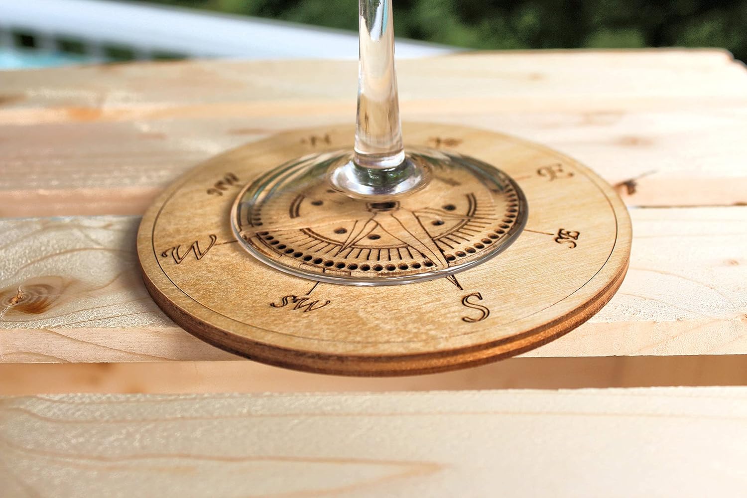 Compass Coasters - set of 4