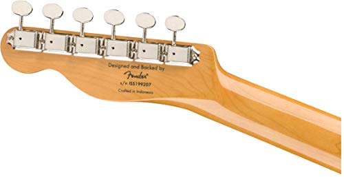 Squier Classic Vibe 70s Thinline Telecaster Electric Guitar, with 2-Year Warranty, Natural, Maple Fingerboard