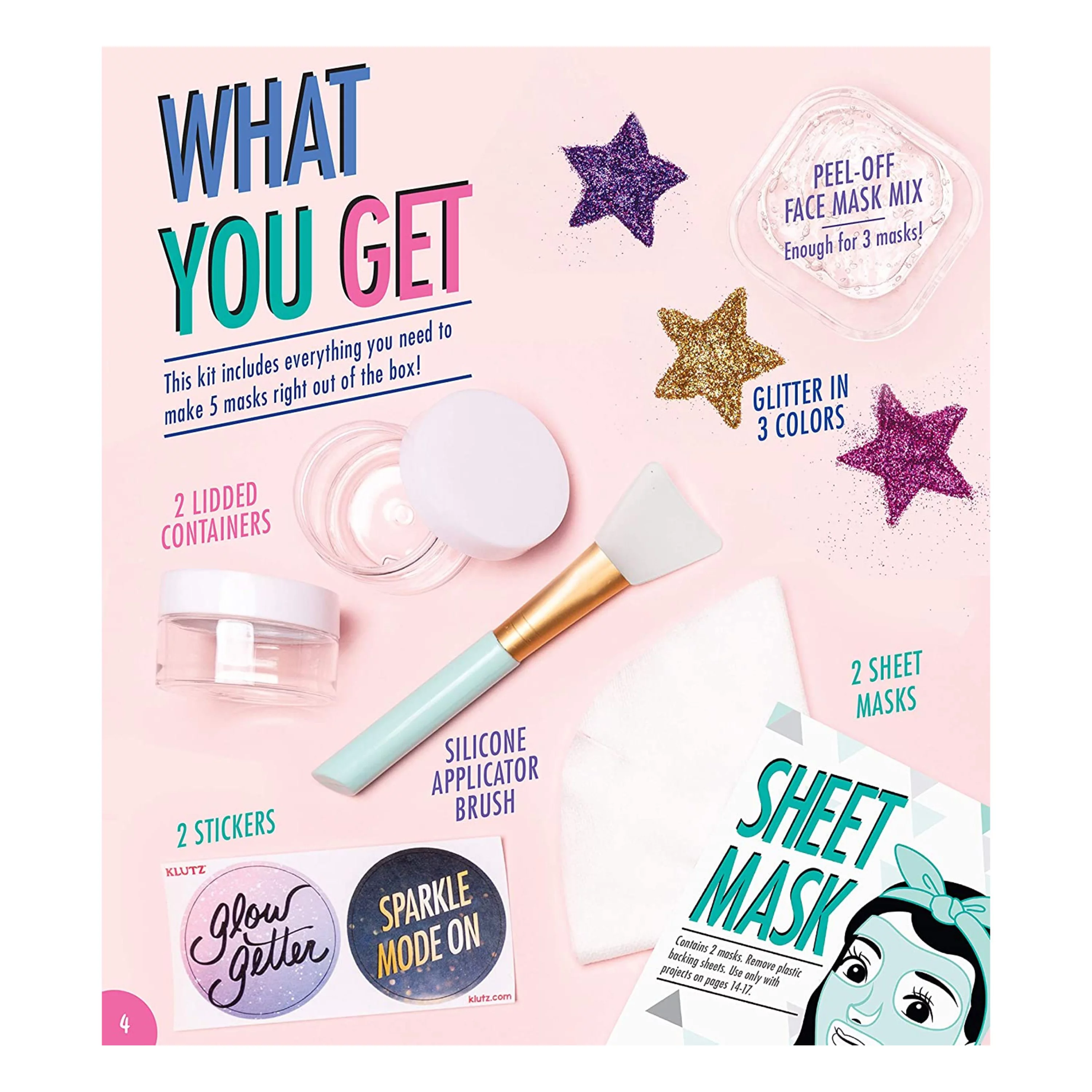 Klutz - Glitter Face Masks DIY Set