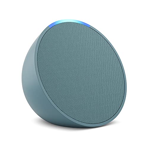 Amazon Echo Pop (newest model), Our smallest Alexa speaker, Fits in any room, Lavender Bloom