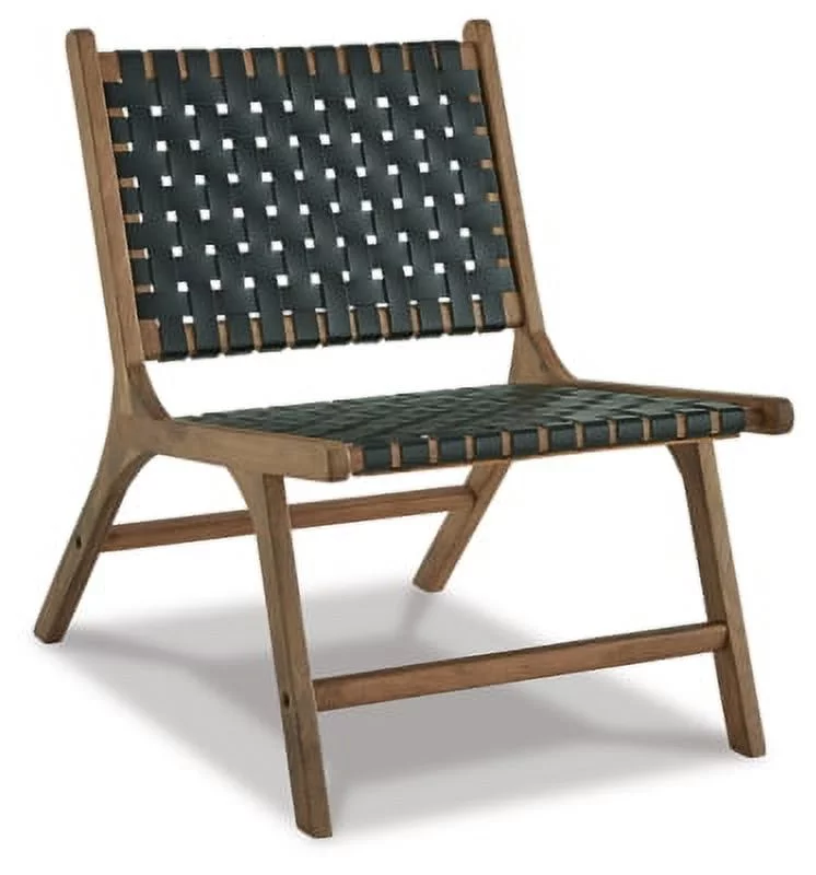 Signature Design by Ashley Casual Fayme Accent Chair  Light Brown/Black