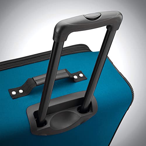 American Tourister Pop Max Softside Luggage with Spinner Wheels, Purple, 3-Piece Set (21/25/29)