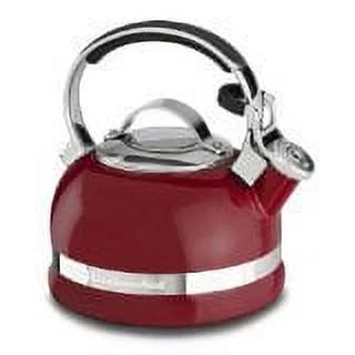 KitchenAid KTEN20SBER 2.0-Quart Kettle with Full Stainless Steel Handle and Trim Band - Empire Red