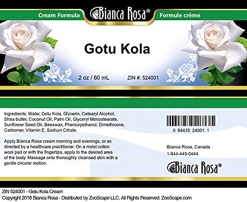 Bianca Rosa Gotu Kola Cream (2 oz, ZIN: 524001) - 2 Pack