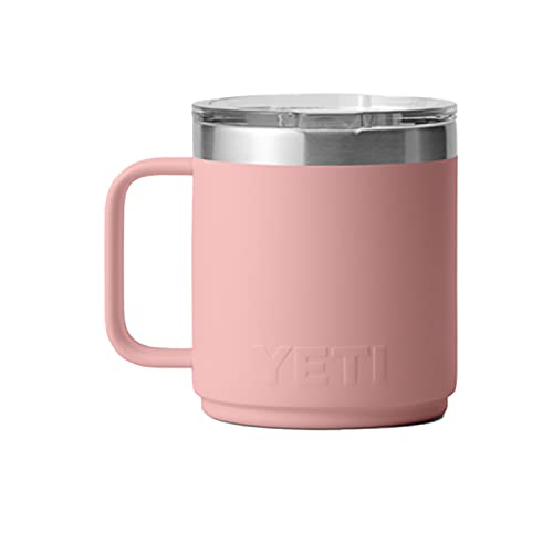 YETI Rambler 10 oz Stackable Mug, Vacuum Insulated, Stainless Steel with MagSlider Lid, Stainless