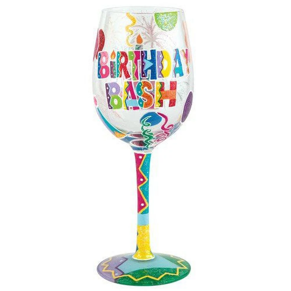 Lolita Glassware Birthday Bash Wine Glass #GLS11-5526H