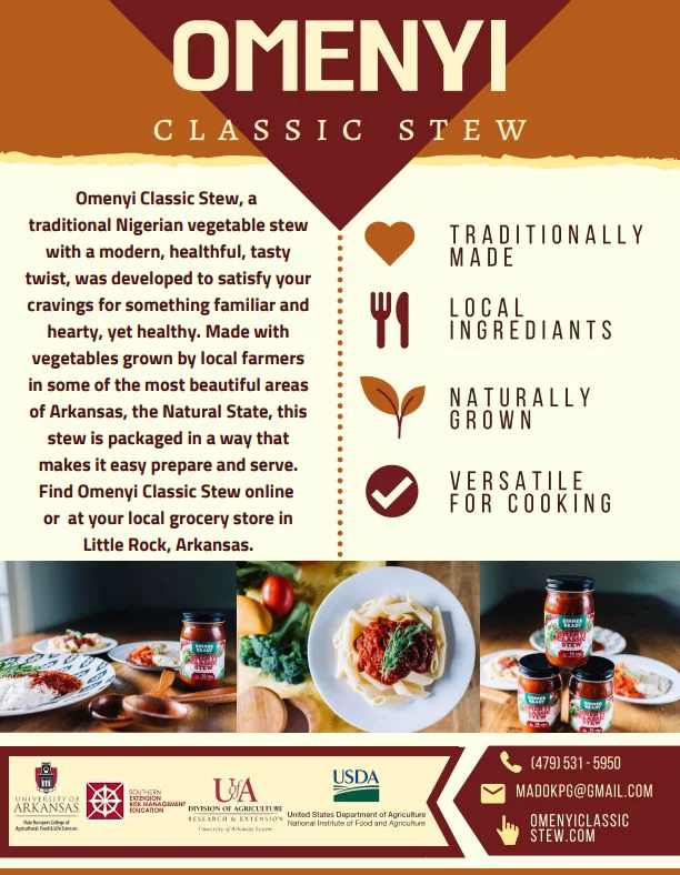 Dinner Ready Omenyi Classic Stew -  Family Pack (2) jars