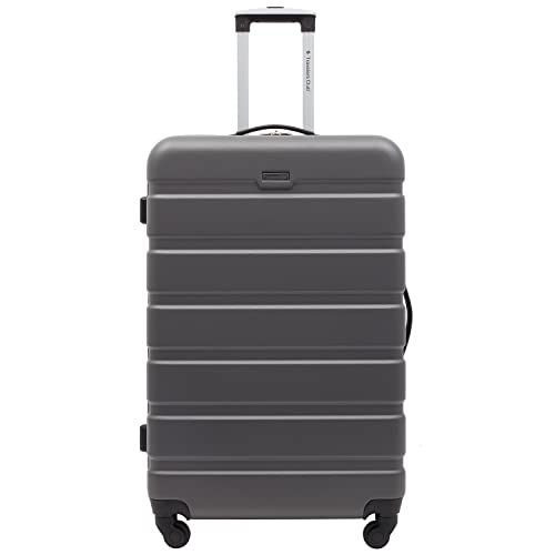Travelers Club Harper Luggage, Black, 20-Inch Carry-On
