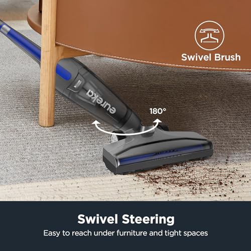 Eureka NES215A Blaze 3-in-1 Swivel Handheld & Stick Vacuum Cleaner, Blue