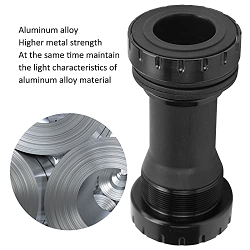 Bike BC Bottom Bracket 1.37x24T Road Bicycles 68‑73mm BB Bottom Brackets Aluminum Alloy for Mountain Road Fixed Gear Bikes