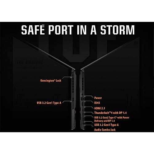 ASUS-TUF Gaming-Laptop RTX 4070 - i7-13620H - 15.6 FHD IPS Display - 64GB RAM -2TB PCIe SSD - RGB Backlit Keyboard - Windows 11 - G-SYNC - Gamer PC - Thunderbolt 4 - HDMI Cable