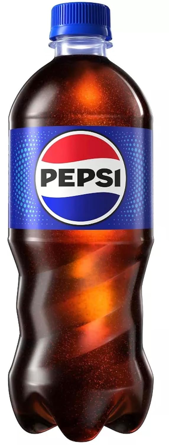 Pepsi Soda 20oz Bottles (Pack of 24)