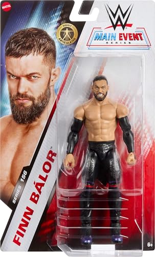 Mattel WWE Rhea Ripley Action Figure, Main Event Series #153 6-inch Collectible with 10 Articulation Points & Life-Like Look