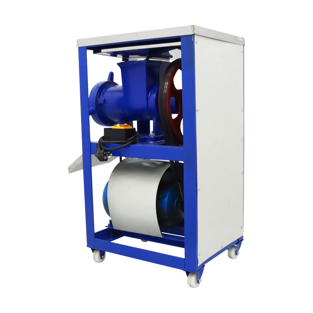 TECHTONGDA Electric Bone Crusher Feed Processer Stainless Steel Fish Chicken Meat Grinder 2.2KW 220V