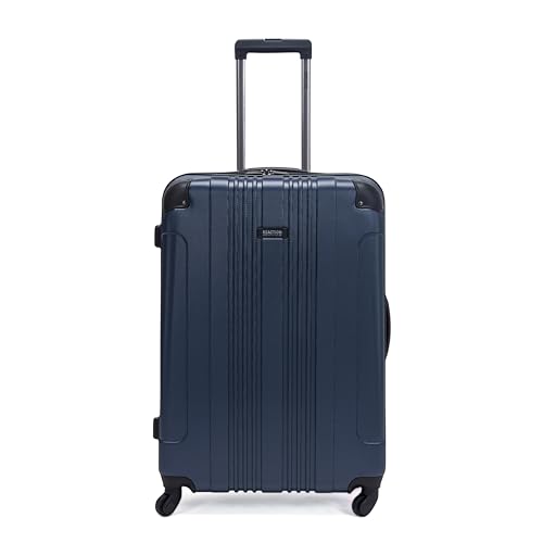 Kenneth Cole REACTION Out of Bounds Lightweight Hardshell 4-Wheel Spinner Luggage, Cobalt Blue, 20-Inch Carry On