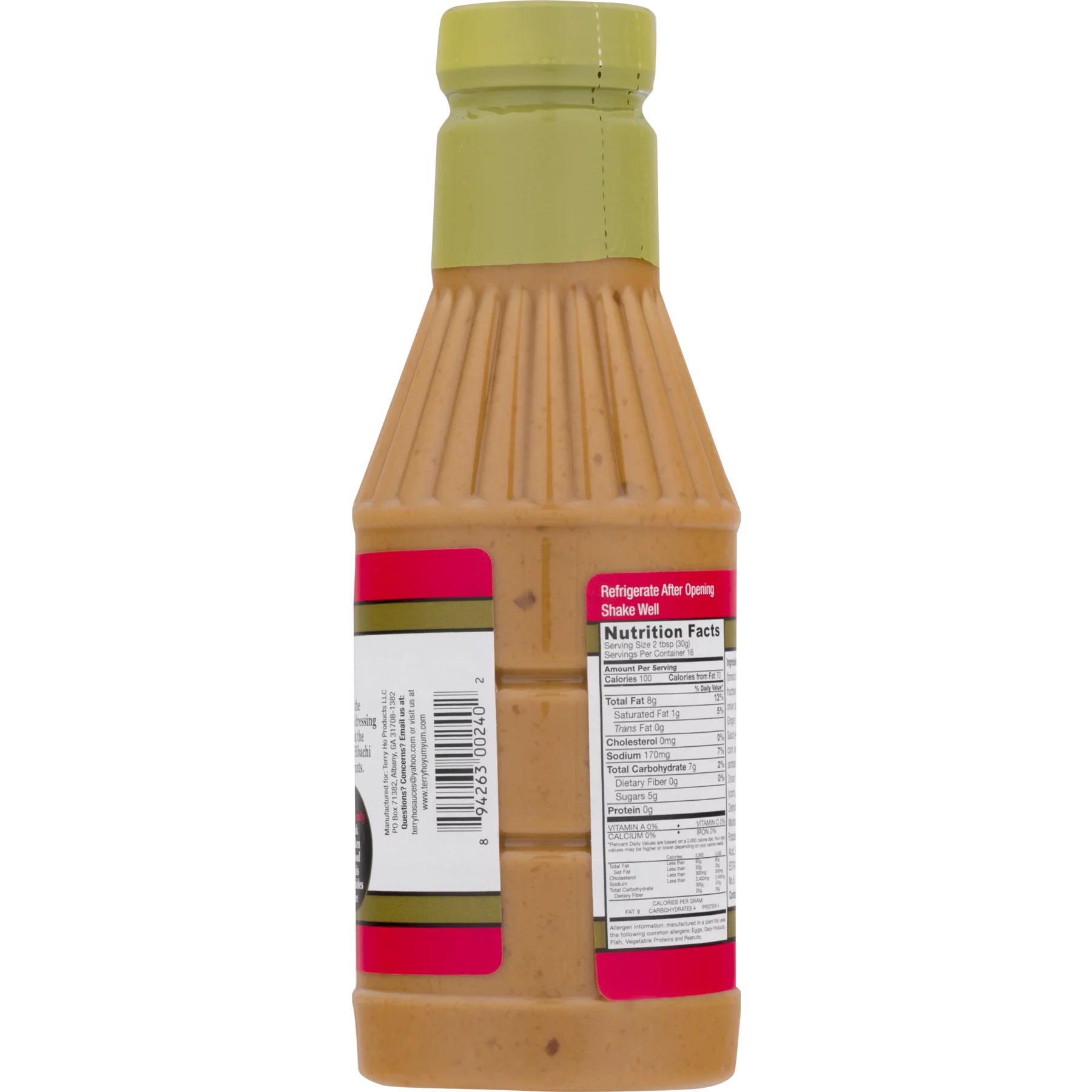Terry Ho's Japanese Ginger Dressing Japanes Steakhouse Salad Dressing Gluten Free 16 oz