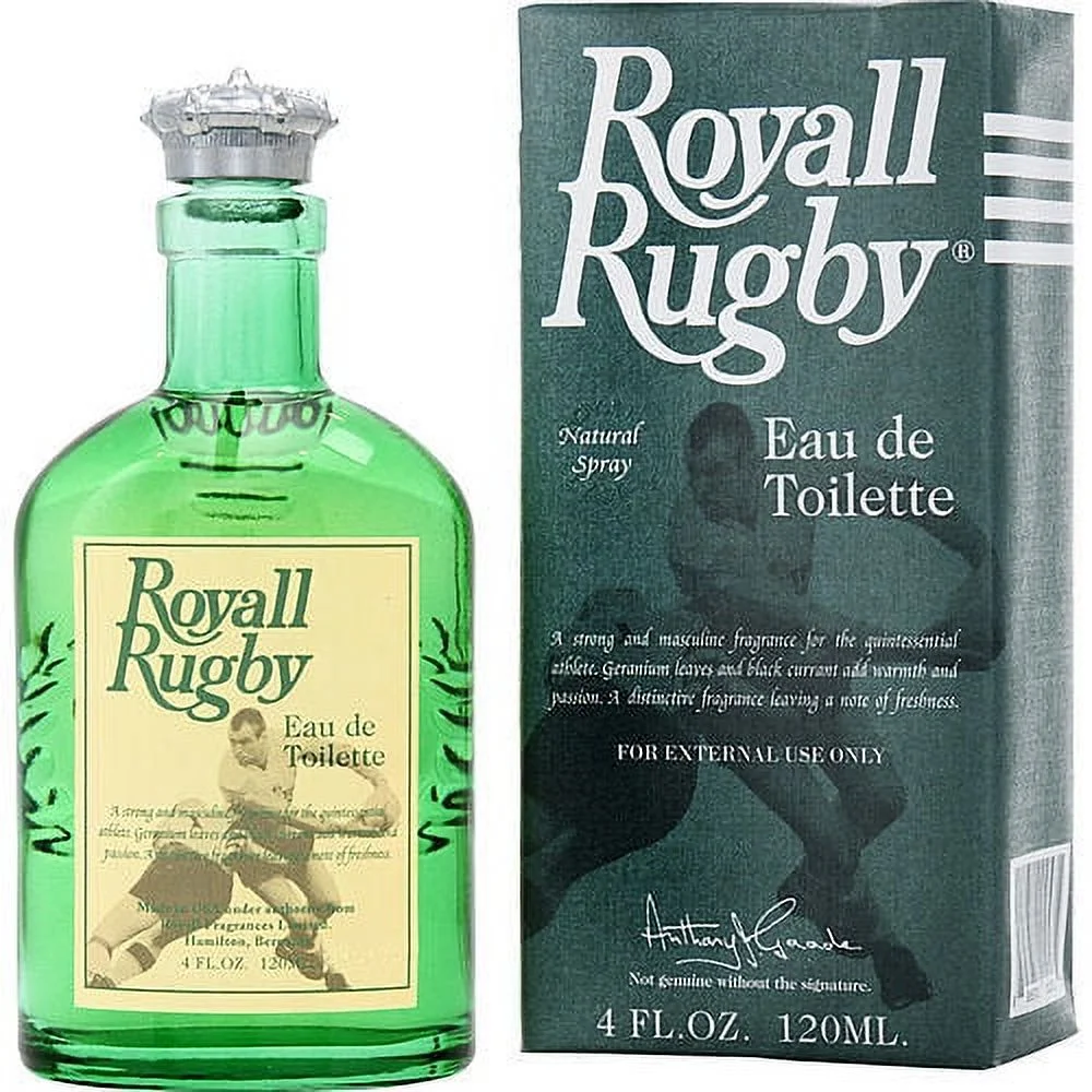 ROYALL RUGBY 4 oz EDT Spray for Men - Vetiver, Suede, Black Currant - Timeless Fragrance