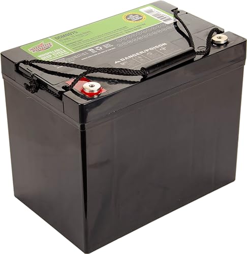 Interstate Batteries 12V 35AH Sealed Lead Acid (SLA) AGM Deep Cycle Battery (DCM0035) Insert Terminals