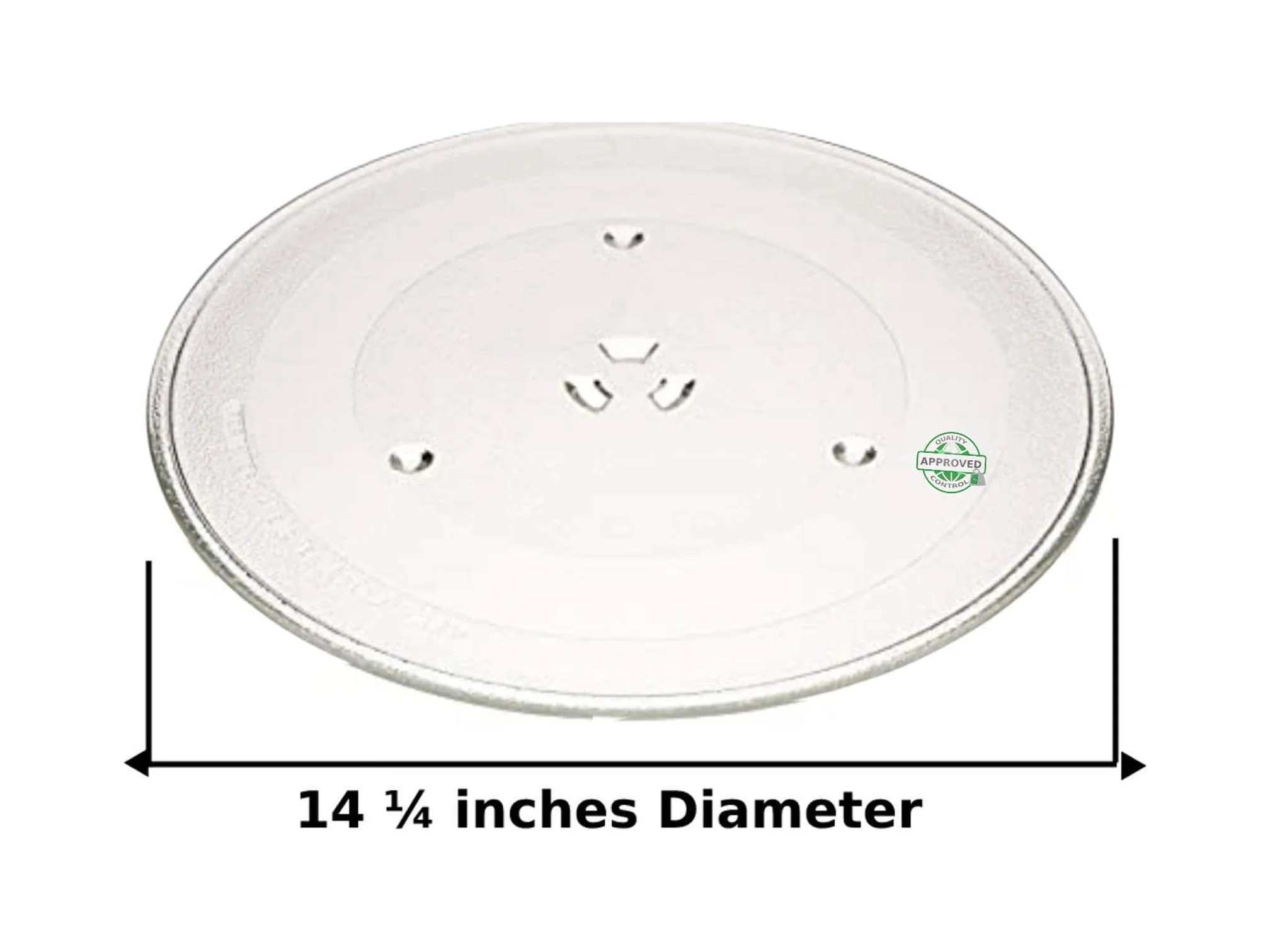 GlobPro WB39X10038 WB49X10193 907966 Microwave Turntable Glass Plate 14  Inc...
