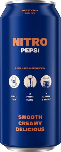 Pepsi Draft Cola, 13.65 Fl Oz Cans, Pack of 4