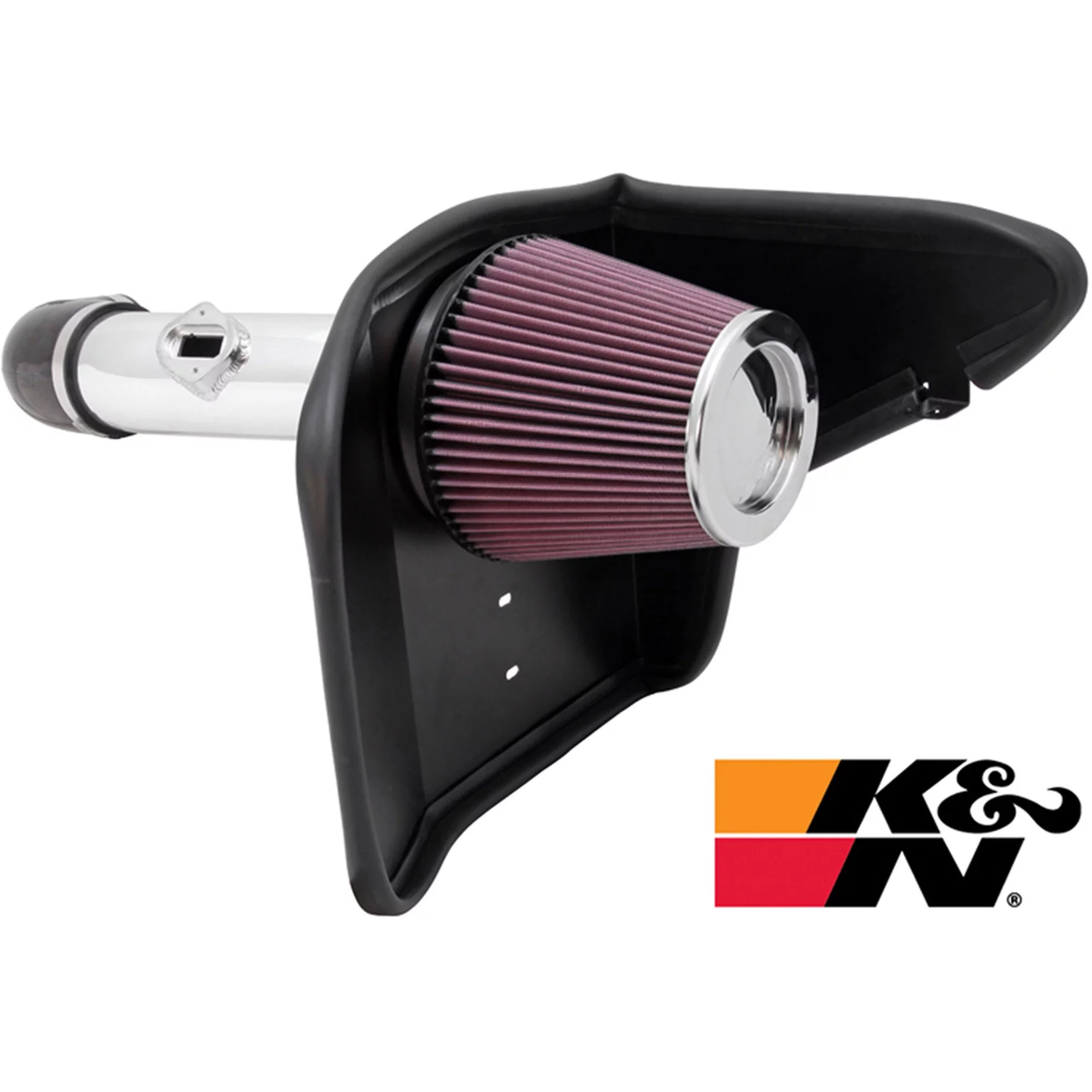 K&N Cold Air Intake Kit: High Performance, Guaranteed to Increase Horsepower: 2010-2011 Chevy Camaro, 3.6L V6, 69-4520TP