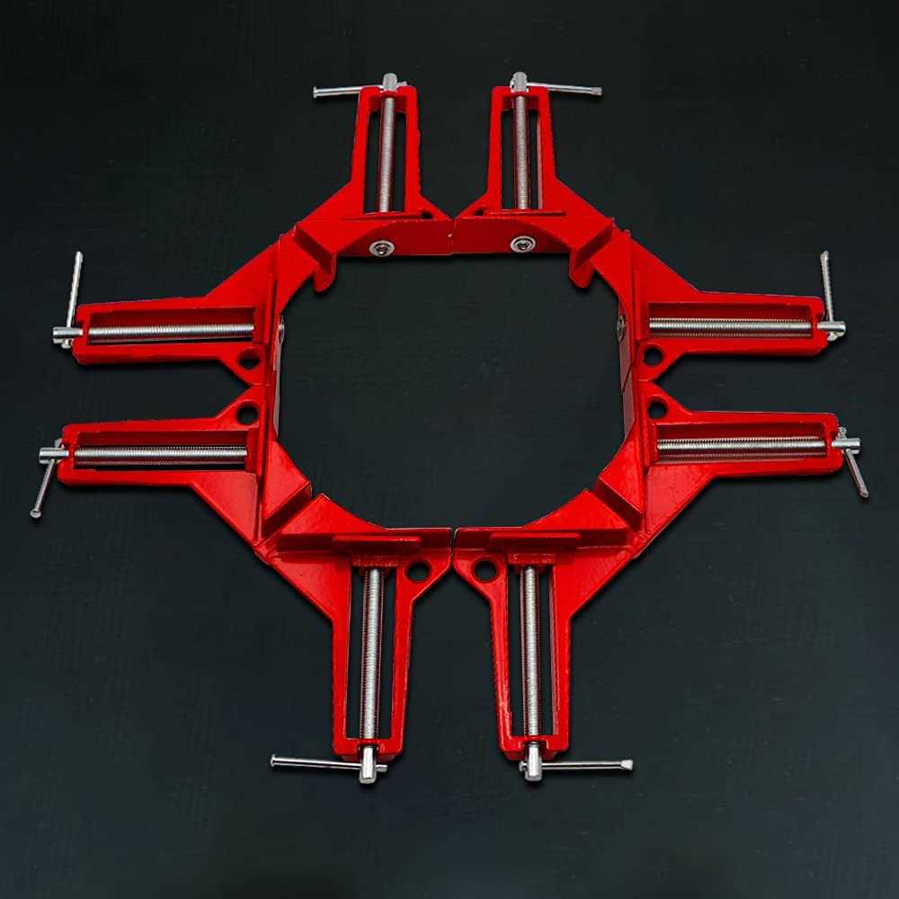 UnvarySam Corner Clamps for Woodworking 90 Degree Clamps 4Pcs Right Angle Clamp Carpenter Square Woodworking Tools for DIY Framing
