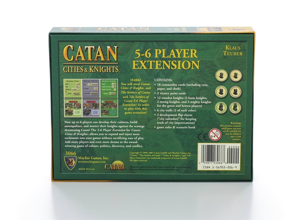 Catan Cities u0026 Knights 5-6 Player Extension