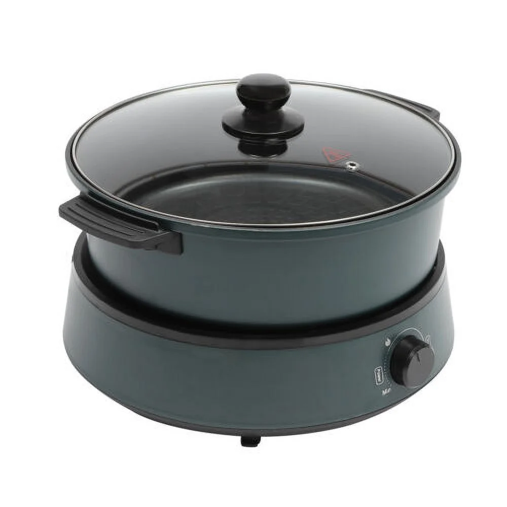 Electric Hot Pot Electric Removable Non Stick Split Kitchen Cooker 4 L 1350W