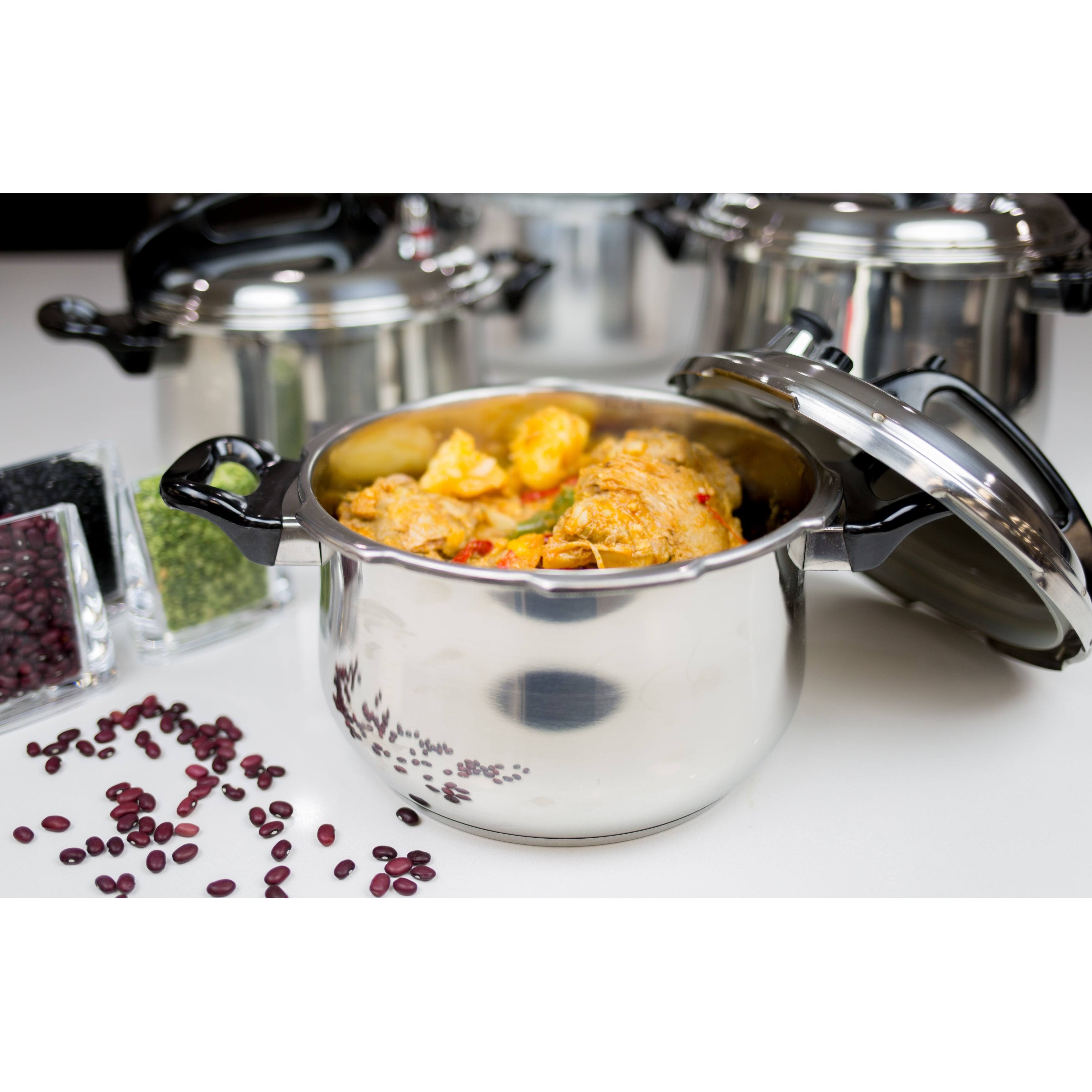 Bene Casa Stainless Steel 9.5 Quart Pressure Cooker