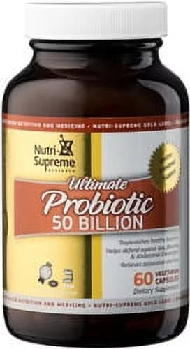 Nutri-Supreme Research Kosher Ultimate Probiotic  Gastrointestinal Support 50 Billion  - 60 Vegetarian Capsules