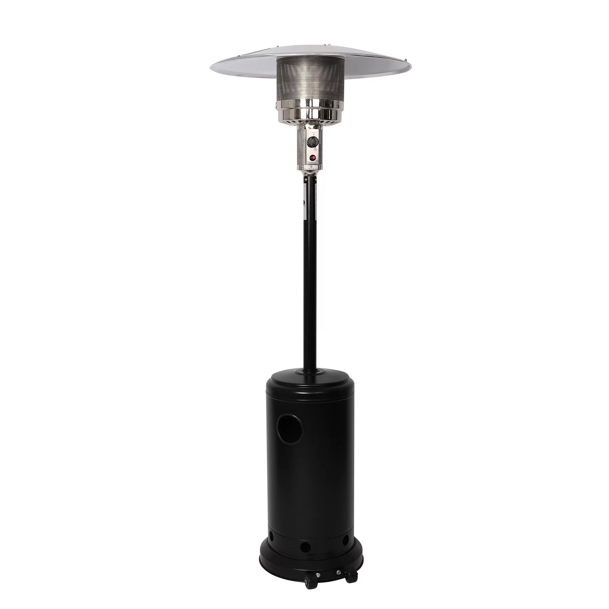 Propane Patio Heater for Outdoor Garden, 87 High Quick Space Warm Up with Simple Ignition System, Anti Tilt Switch Power Heater with Wheels, ETL Certified