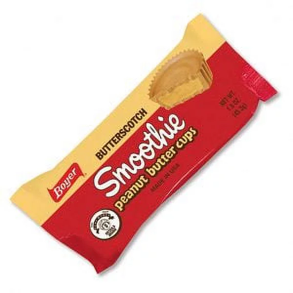 Boyer Candy, Smoothie Butterscotch Peanut Butter Cups, 1.6 oz, 24 Ct