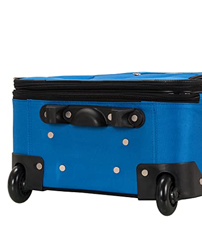 Rockland Fashion Expandable Softside Upright Luggage Set, Charcoal, 2-Piece (14/19)