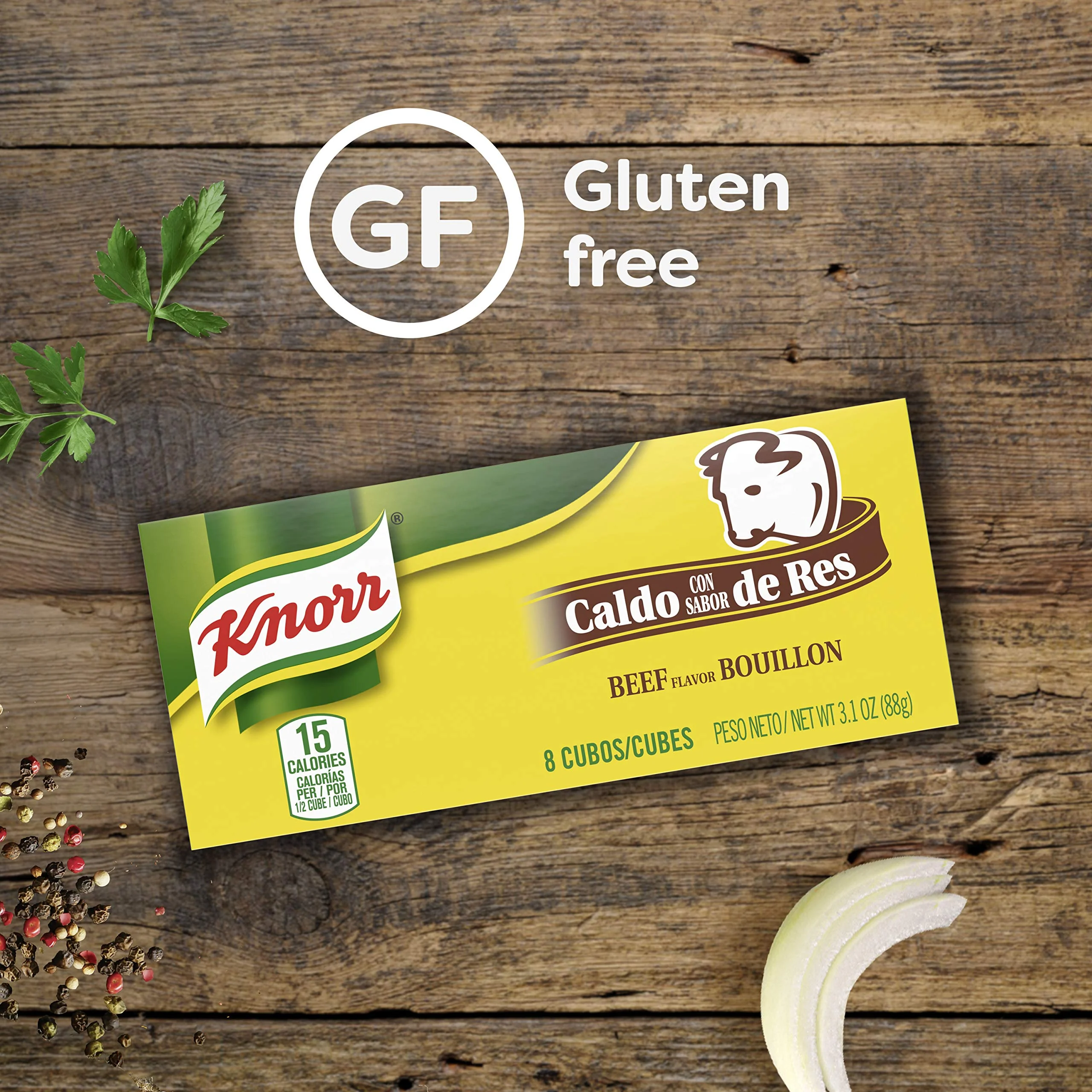 Knorr Cube Bouillon, Beef, 3.1 Oz, 8 Ct, Pack Of 24