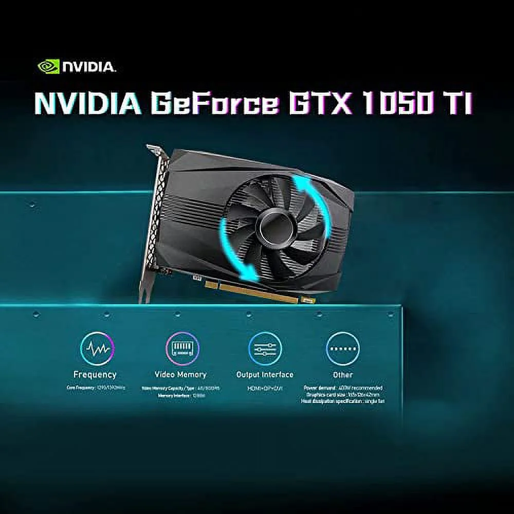 Dell Gaming PC Desktop Computer Tower, Intel i5 16GB RAM 512GB SSD + 1TB HDD, Windows 10, Nvidia GT 730 2GB, New Rainbow Keyboard and Mouse (used)