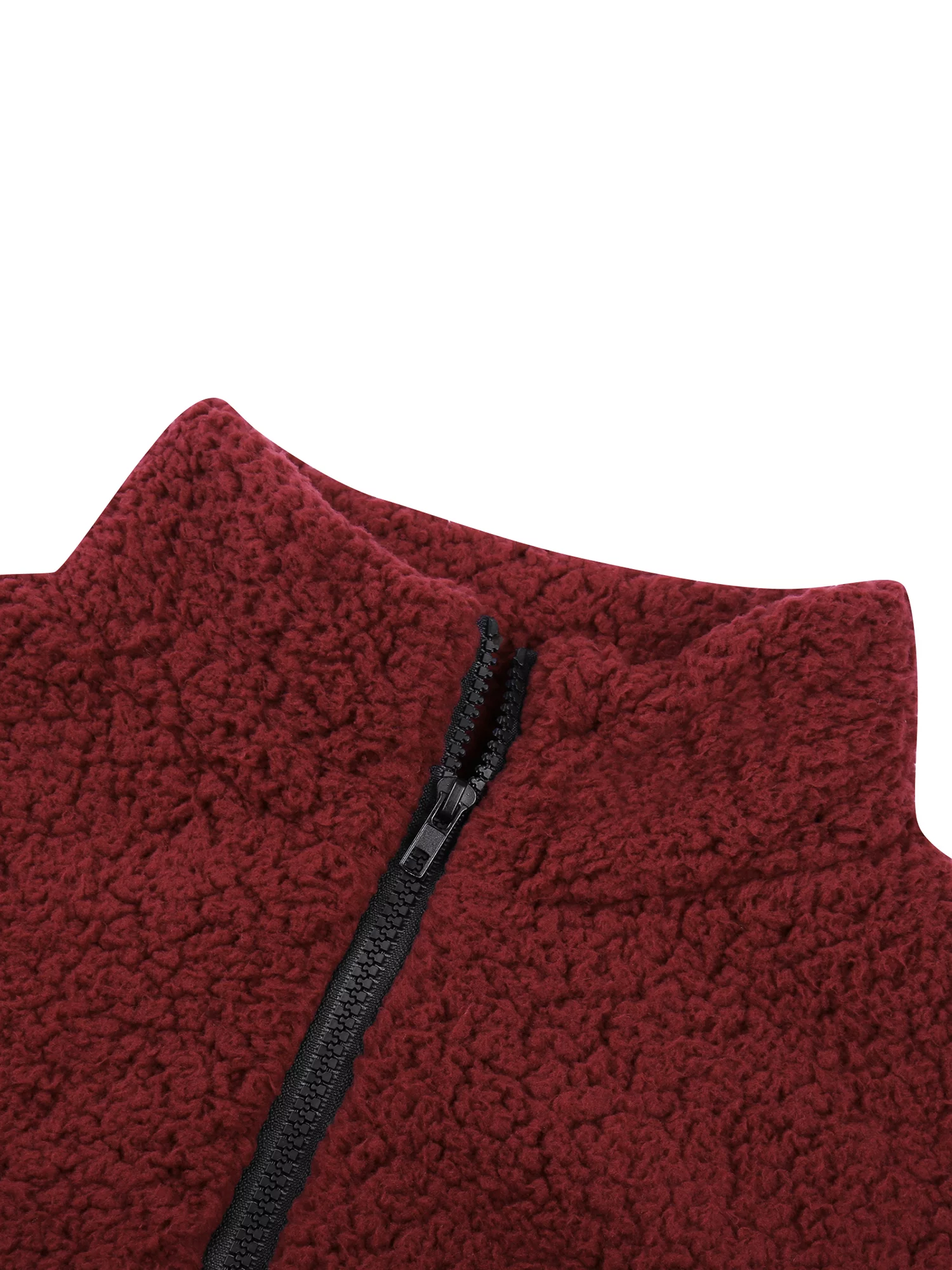 Seyurigaoka Imitation Lamb Pullover Long Sleeve Round Neck Outerwear