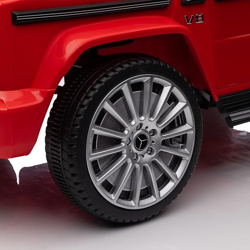 Licensed Mercedes-Benz G500, 24V Dual 200W Motors Kids Ride on Car, 3 Speeds, Electric Car for Kids W/Remote Control, Power Display, MP3, Bluetooth, USB, LED Light, Three-Point Safety Belt, Black