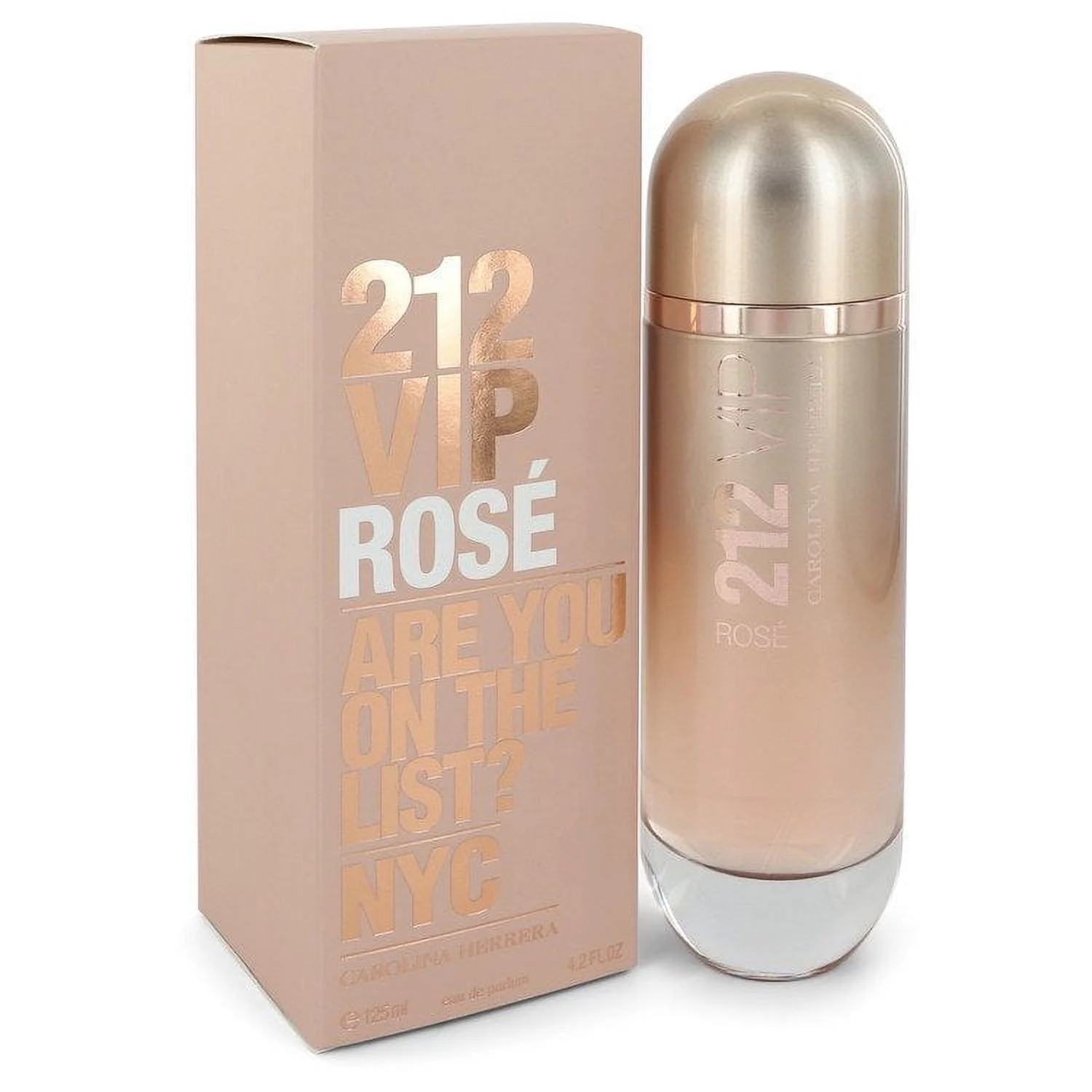 212 VIP Rose by Carolina Herrera Eau De Parfum Spray 4.2 oz for Women