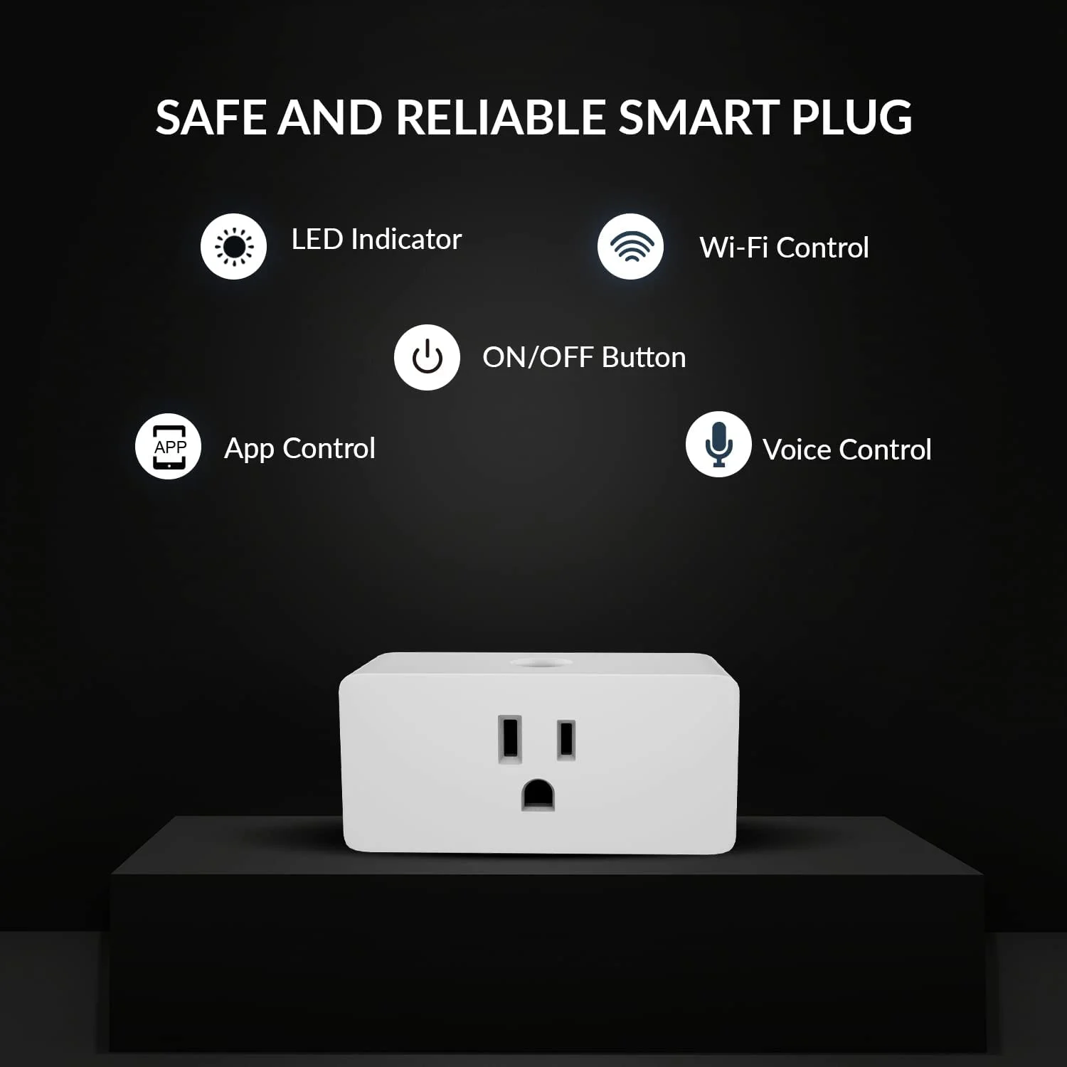 WBM Smart Wifi Socket, Voice Control Plug, Compatible With Alexa And Google Assistant - 4 pcs