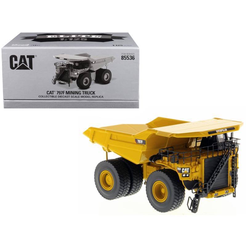 Diecast Masters 85536 Cat Caterpillar 797F Mining Truck Elite Series 1 by 125 Diecast Model