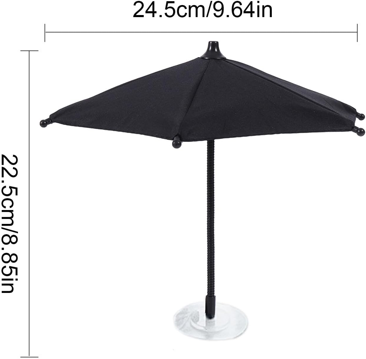 Phone Sun Umbrella, 150g Portable Cycling Cell Phone Umbrella, Easy To Use Phone Sun Protection Umbrella, Phone Sun Shade Shield For Phone Accessories, Road Trip, Minivan, Caravan And Trucks