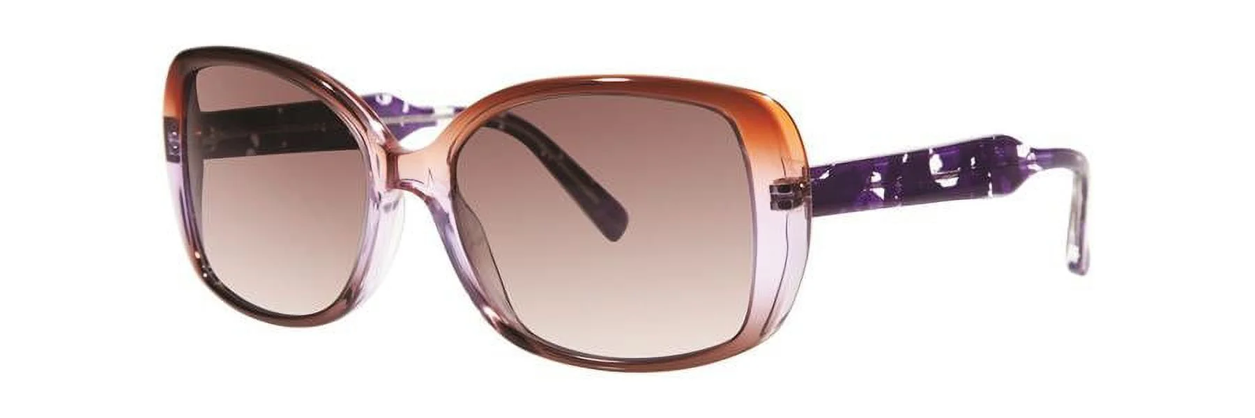 VERA WANG Sunglasses V287 Wine Gradient 56MM