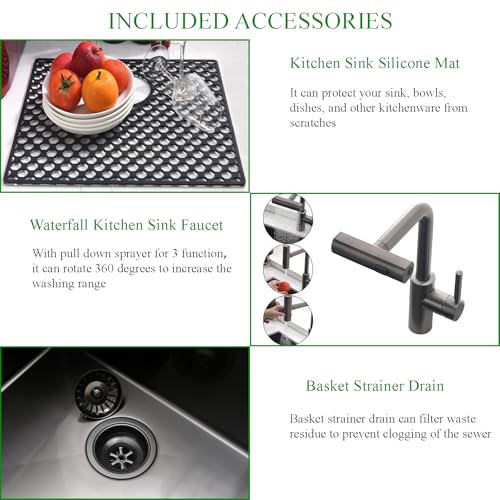 25 Inch Drop In Laundry Sink-Brovy 25