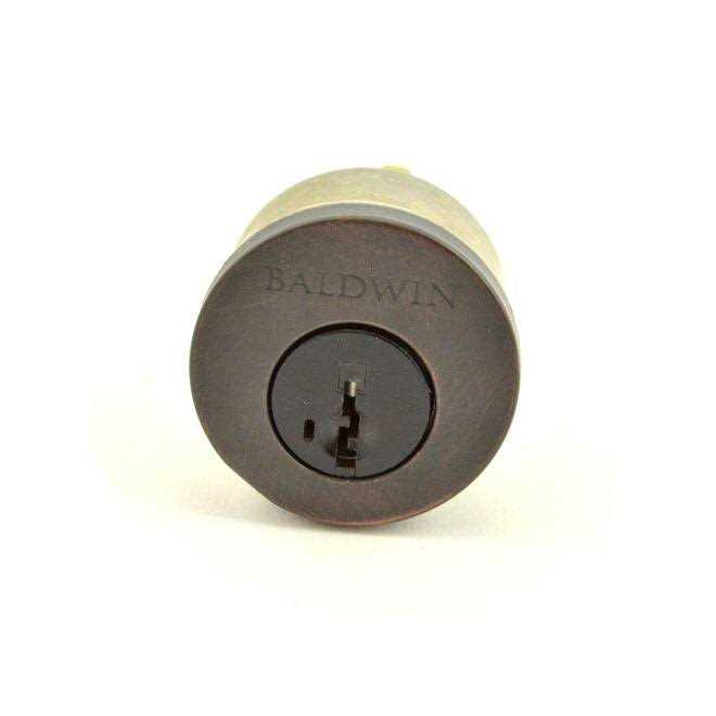 8br0204007 Single Cylinder Deadbolt Cylinder Kwikset Smartkey with Housing and 2 Keys Dark Bronze Finish 8BR0204.007