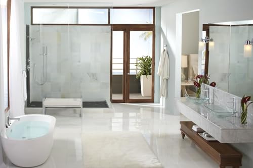 Moen Align Chrome One-Handle Single Hole Modern Vessel Sink Bathroom Faucet, 6192